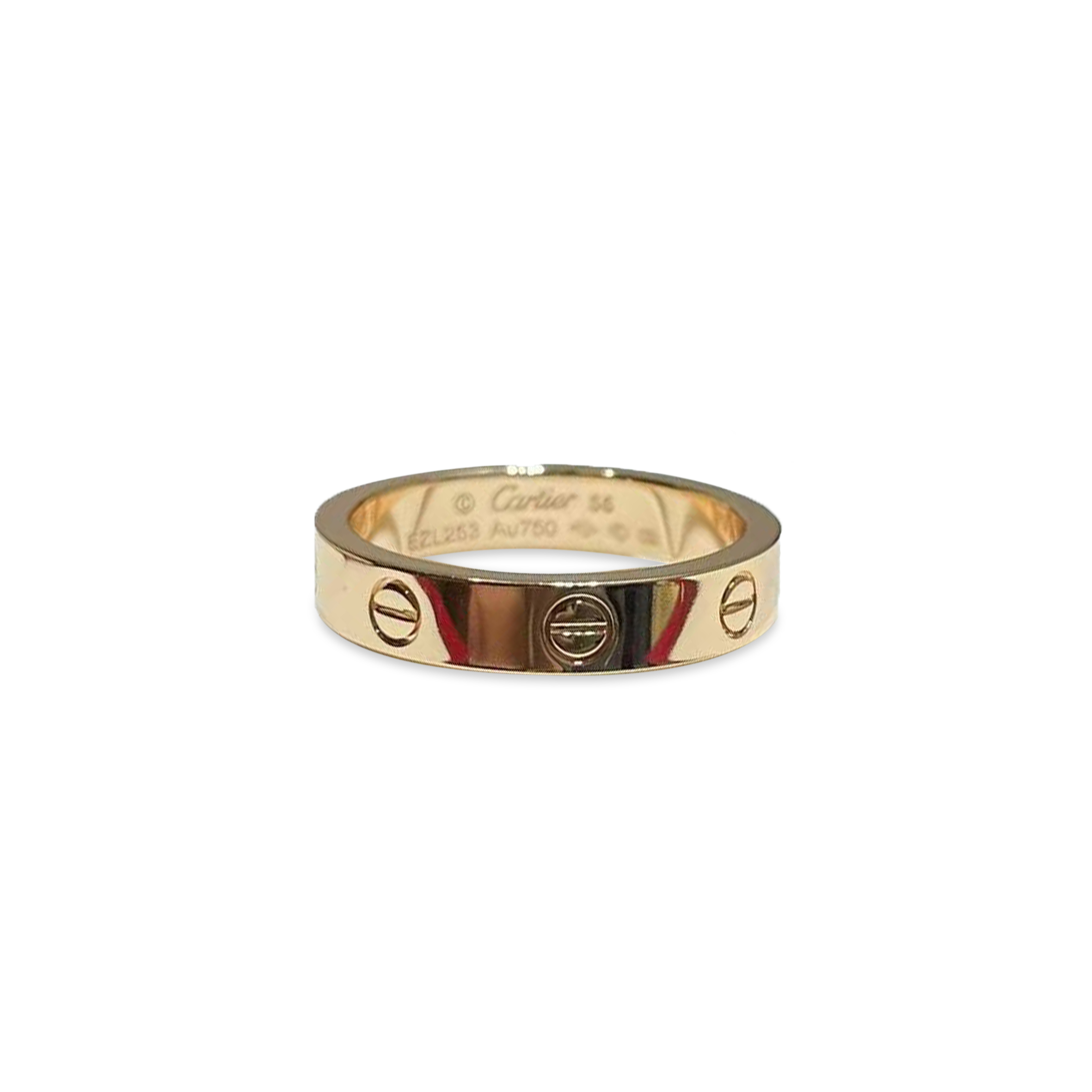 CARTIER LOVE RING 4MM ROSE GOLD 350640
